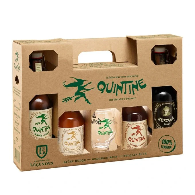 VALISETTE QUINTINE 4X33CL + 1 VERRE